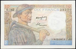 France, 10 Francs 1949