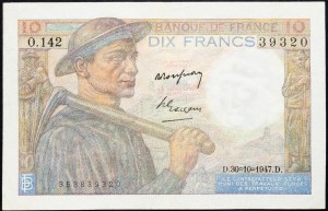Francúzsko, 10 frankov 1949