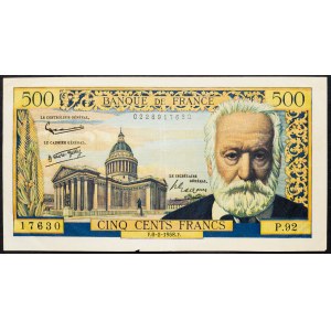 Francúzsko, 500 frankov 1958
