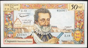 Frankreich, 50 Francs 1959