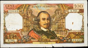 Francúzsko, 100 frankov 1966