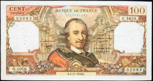 Francja, 100 franków 1976