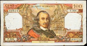 Francie, 100 franků 1976