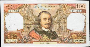 Frankreich, 100 Francs 1977