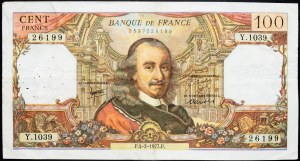 France, 100 Francs 1977