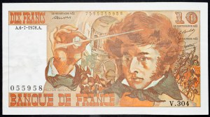 Francie, 10 franků 1978