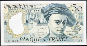 Francie, 50 franků 1978
