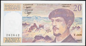 France, 20 Francs 1981