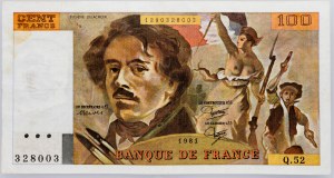 Francúzsko, 100 frankov 1981