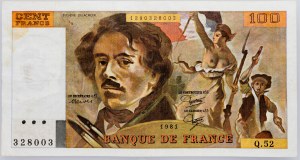 Francja, 100 franków 1981