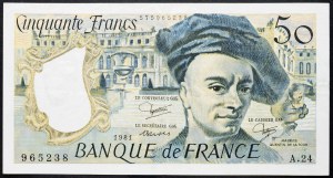 Frankreich, 50 Francs 1981