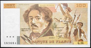 Francie, 100 franků 1982