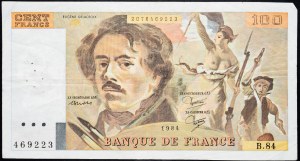 Francja, 100 franków 1984