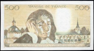 Francja, 500 franków 1985