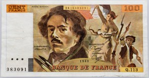 France, 100 Francs 1986