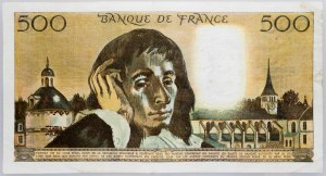 Frankreich, 500 Francs 1986