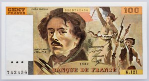 Frankreich, 100 Francs 1987