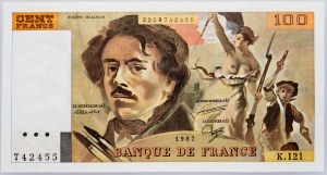 France, 100 Francs 1987