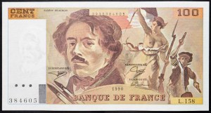 France, 100 Francs 1990
