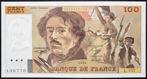 Frankreich, 100 Francs 1990