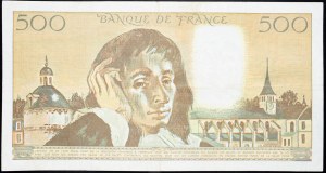 Francie, 500 franků 1992