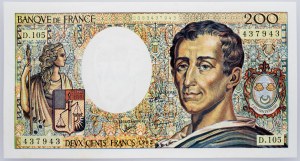 Francja, 200 franków 1992