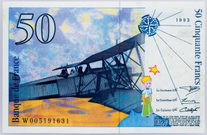 Francie, 50 franků 1993