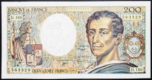 Frankreich, 200 Francs 1994