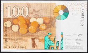 Francie, 100 franků 1997