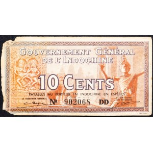 French Indochina, 10 Cents 1939