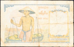 French Indochina, 1 Piastre 1932-1949