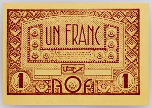 Afrique occidentale française, 1 Franc 1944