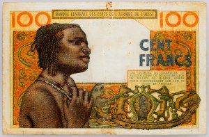 French West Africa, 100 Francs 1961