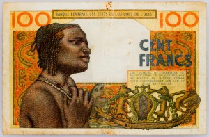 Francouzská západní Afrika, 100 franků 1961