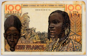 French West Africa, 100 Francs 1964