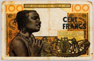 Francouzská západní Afrika, 100 franků 1964