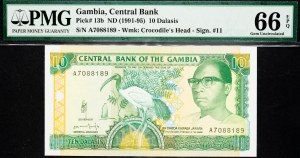 Gambia, 10 Dalasis 1991-1995