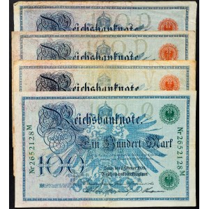 Germany, 100 Mark 1903, 1908
