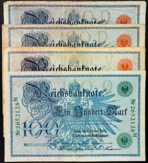 Allemagne, 100 Mark 1903, 1908