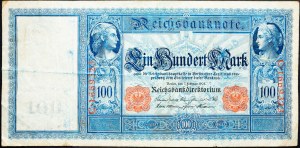 Allemagne, 100 Mark 1908