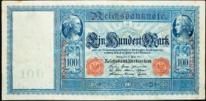 Německo, 100 marek 1910