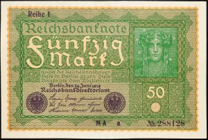 Allemagne, 50 Mark 1919