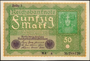 Allemagne, 50 Mark 1919