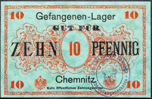 Niemcy, 10 Pfennig 1917-1920