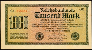 Nemecko, 1000 mariek 1922