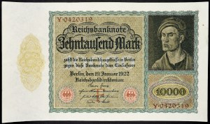 Deutschland, 10000 Mark 1922