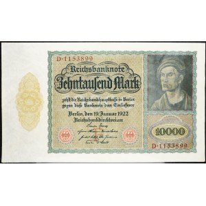 Deutschland, 10000 Mark 1922