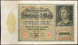 Allemagne, 10000 Mark 1922