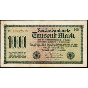 Germania, 1000 marchi 1922
