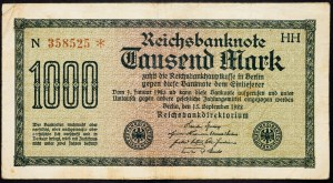 Allemagne, 1000 Mark 1922